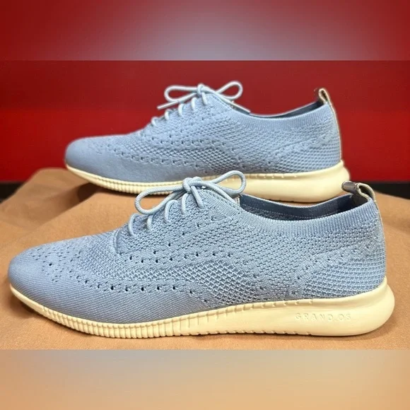 Cole Haan 2.ZER0GRAND Stitchlite Wingtip Oxfords Lace Up Sneakers Women’s Sz 9B - Picture 2 of 10
